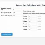 teaser bet calculator